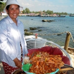 shrimp for sale, Cambodia